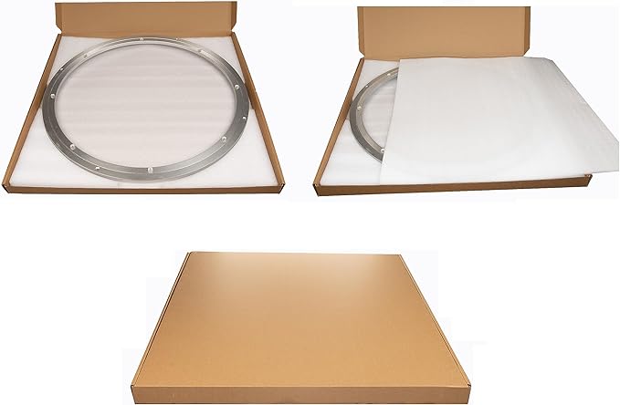 Aluminum Heavy Duty Lazy Susan Rotating Turntable Bearing Swivel Plate Hardware for Dining-Table (24 inch (12mm))