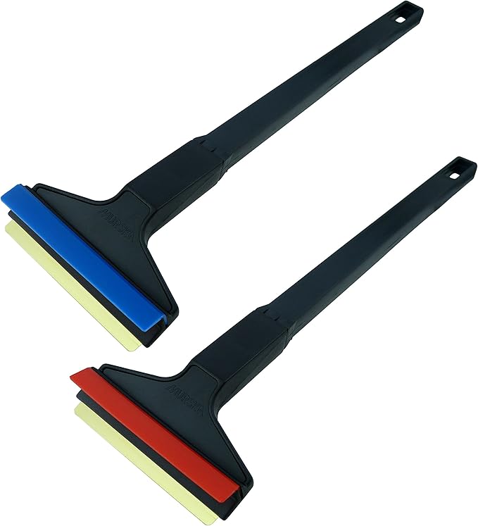Car Ice Scraper Brass Blade 14,5 inch Ice Scraper Long Handle Ice Scraper for Car Snow Scraper Ice Scrapers for Car Windshield Original Murska from Europe (L&P A055 Random Color)