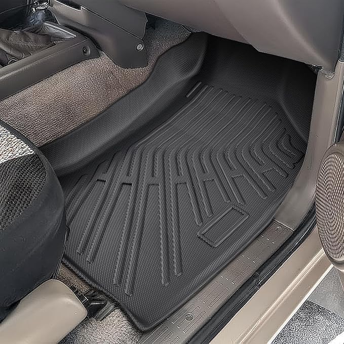 Car Floor Mats for Toyota Tacoma 1995–2004(Not Fit Double Cab) All Weather Custom Fit Heavy Duty Rubber Liner, Car Accessories for Tacoma 1995 1996 1997 1998 1999 2000 2001 2002 2003 2004