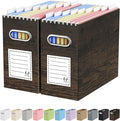 Oterri Cardboard File Organizer Box for Hanging File Folders Letter Size,File Box for Computer Desk,File Cabinet,Working Home