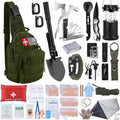 Survival Kit, Gifts for Christmas Men, Women, 251pcs Emergency Survival Gear and Supplies Equipment, First Aid Kit with Cross