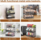 Egg Holder Countertop with Dividers & Labels, 3 Tier Stackable Chicken Egg Holder Egg Baskets for Gathering Fresh Eggs, Egg O