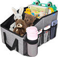 Smof Car Organizer- Car Seat Organizer for Front Seat Back Seat Between Seats, Foldable Car Storage Organizer for Kids Adults