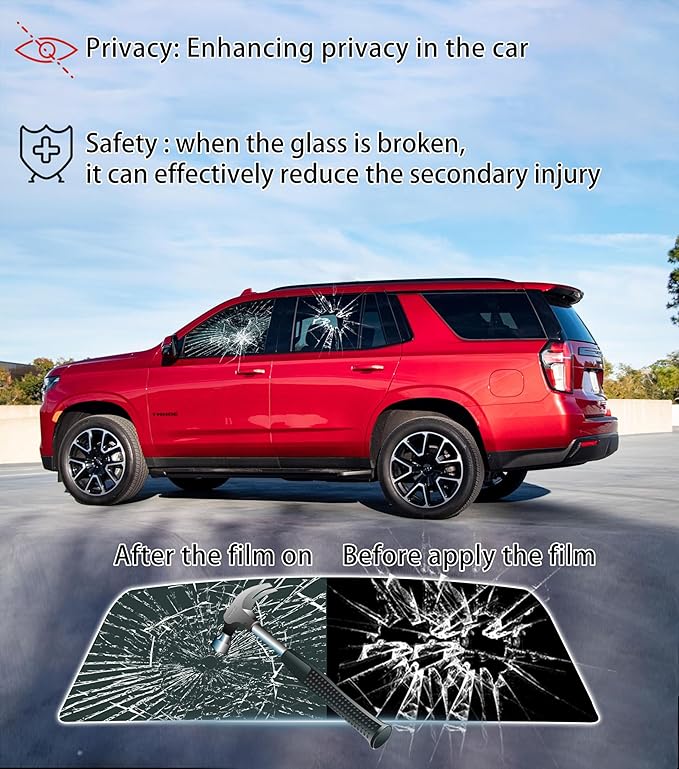 AUTOTEK Precut Windows Tint Film Back Cars Sun Blocking Protection Privacy Anti Shatter Glass 2 Ply Computer Cut 50% Tint Shade for Chevrolet Trailblazer 2021-2026