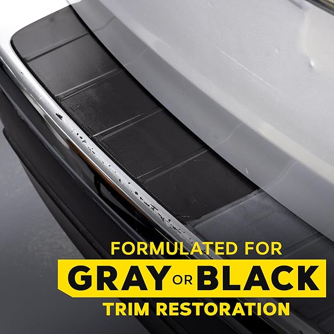Meguiar's Heavy Duty Trim Restoration Kit - Includes a Cleaning Solution to Deep Clean Plastic and Trim and Protective Trim Shield That Delivers Ultra-Durable Protection with UV Blocking Protection