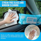 Air Jungles Car Interior Cleaning Wipes Set 210 Count, XL 8" x 10" Wipe for Car Leather Seat, Windshield Window Mirror Cleani