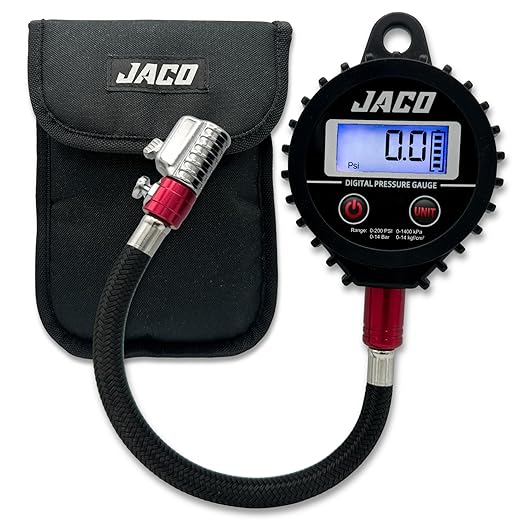 JACO ElitePro-X Digital Tire Pressure Gauge with Lightning Chuck - 200 PSI