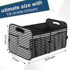 Femuar Car Trunk Organizer,Car Storage Organizer with 72L Large Capacity Waterproof Collapsible and 11 Pockets,Trunk Organizer for Car
