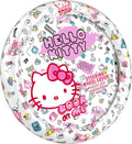 Hello Kitty Steering Wheel Cover, Official Sanrio Car Steering Wheel Cover with Universal Size 14.5-15, Cute White Hello Kitty Car Accessories for Women (Hello Kitty Look at Me)