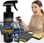 CaliShine Quick Effect Coating Spray - 16.9 fl oz Waterless Ceramic Car Wax Coat - Detail Polish & Cleaner for Cars Boat Body
