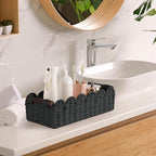 Toilet Paper Storage Basket Bathroom Counter Organizer Wicker Baskets for Organizing Cute Basket for Bedroom Nursery Room Kit