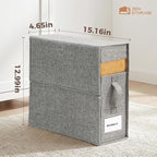 8Pack Sheet Organizers and Storage - King/Queen Size Sheet Storage Organizer with Window, Foldable & Dustproof Sheet Organize