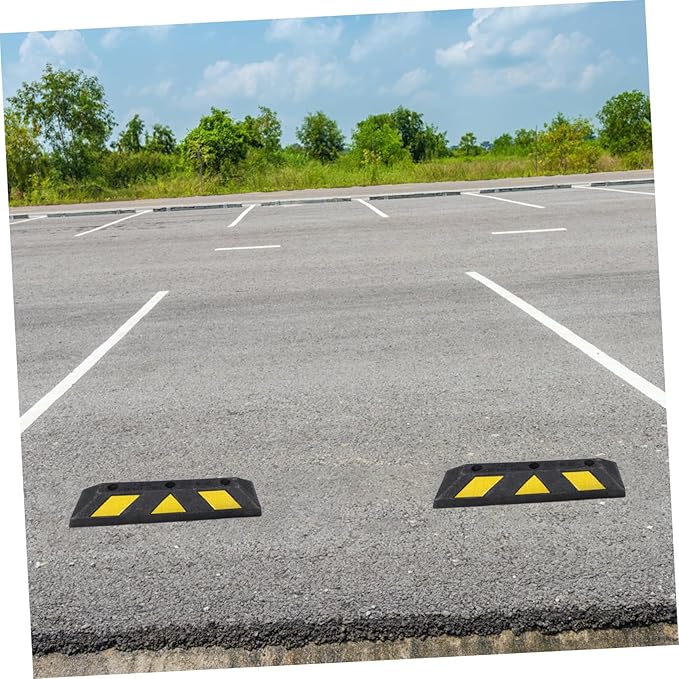 Luxshiny Block for Garage Parking Stopper for Trucks Trailers and Cars Easy to Install Garage Parking Aid for Safety and Space