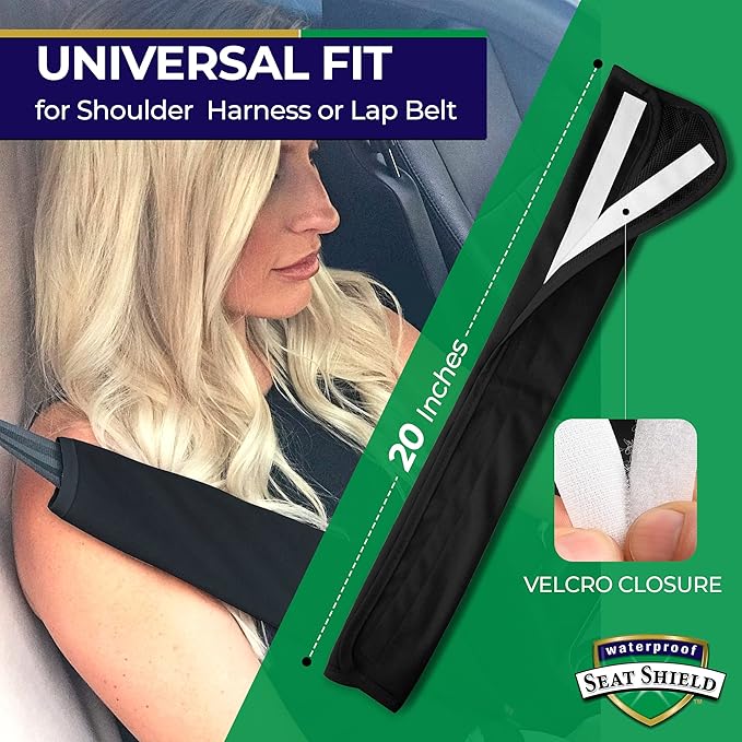 Seatbelt Covers - Comfort Removable Car Seat Belt Cover for Women, Men, Kids