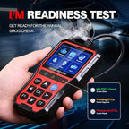 OBD2 Scanner Diagnostic Tool,Car Code Reader with Battery Tester, Check Engine Code Reader with Reset OBDII, Real-Time Date,