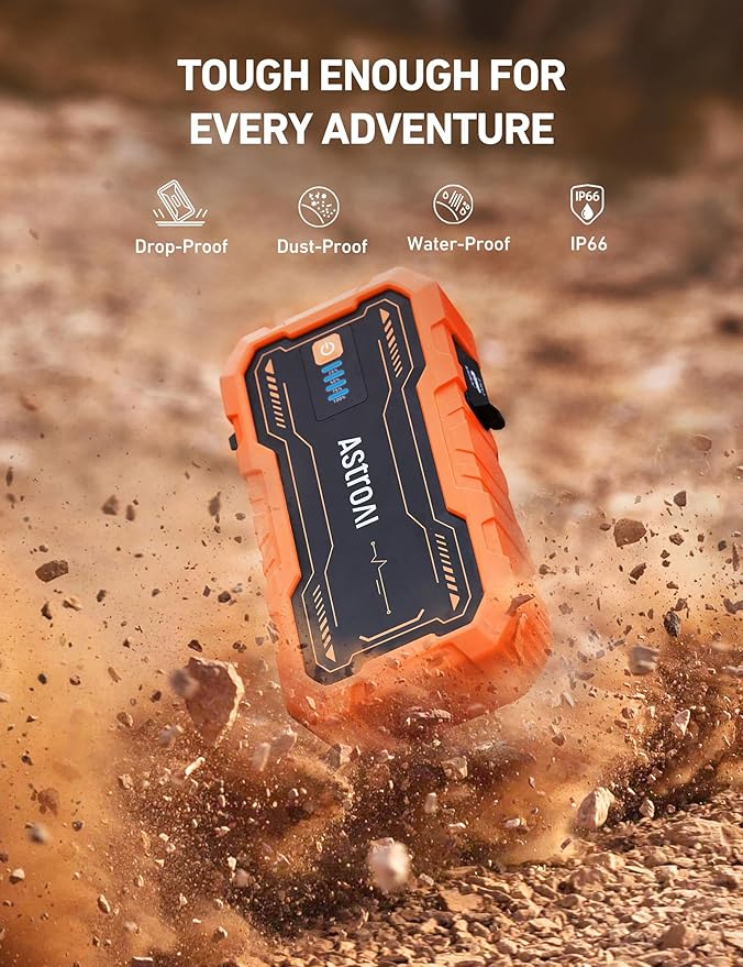 AstroAI S8 Pro Car Battery Jump Starter, 3000A Peak Jump Starter Battery Pack for Up to 9.0L Gas & 7.0L Diesel Engines, 12V