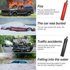 Mini Car Safety Hammer Car Window Breaker Tool and Seatbelt Cutter Car Glass Breaker Emergency Escape Tool SafeHammer Glass B