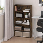 Furinno Basic Book Shelf, 5-Tier Bookshelf, Storage Organizer Bookcase with Open Shelf, 7 x 24 x 44, for Living Room, Bedroom