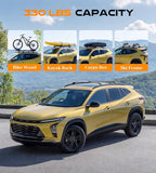 Snailfly 330lbs Lockable Roof Rack Cross Bars Fit for 2024 2025 2026 Chevy Chevrolet Trax with Side Rails (2RS / LT/ACTIV), Aluminum Crossbars Cargo Carrier, Heavy Duty Accessories for Bike Kayak Skis