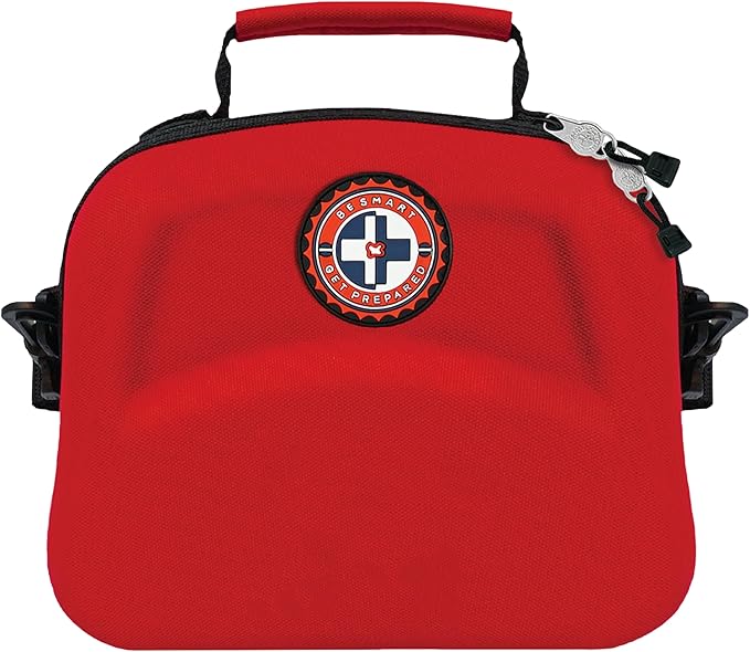 Be Smart Get Prepared 398pc Emergency First Aid Kit + BONUS Mini Kit included - Ideal for Office, Home, Car, School, Emergenc