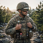 Survival First Aid Kit with Israeli Bandage, Chest Seal, Tourniquet, Splint, Tactical Military Combat Molle IFAK for Wound Ca