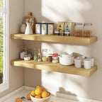 Dreamland 40 Inch Floating Shelves for Wall,8 Inch Deep Floating Shelves,40" W x 8" D Wall Shelves for Bedroom,Living Room, K