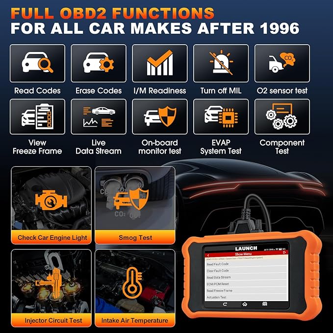 2026 LAUNCH Creader Elite V2.0 fit for Toyota Lexus Bi-Directional Scan Tool, Full System OBD2 Scanner, All Reset Service Code