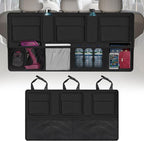 EcoNour Backseat Trunk Organizer | 42 x20 Inches Car Storage with 9 Spacious Pockets | Waterproof, Heavy-Duty Hanging Organize