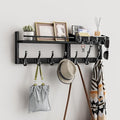 29 inch Coat Rack Wall Mount with Shelf, Set of 2 Heavy Duty Coat Hooks Wall Mount, Entryway Coat Hanger Wall Shelf with Key 