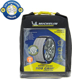 MICHELIN SOS Grip Evolution 5 Textile Snow Socks, Emergency Snow Chains for Cars, Quick and Easy Assembly, Perfect Hold on Sn