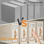 8 Pack Bed Sheets Organizers And Storage,Sheets Set Folder Keeper with Handle,Foldable Bedding Storage Box For Linen Closet,D