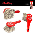 Maxshine Universal Wheel & Body Cleaning Brush – Medium-Duty Car Detailing Brush with Strong High-Density Bristles – Ideal fo