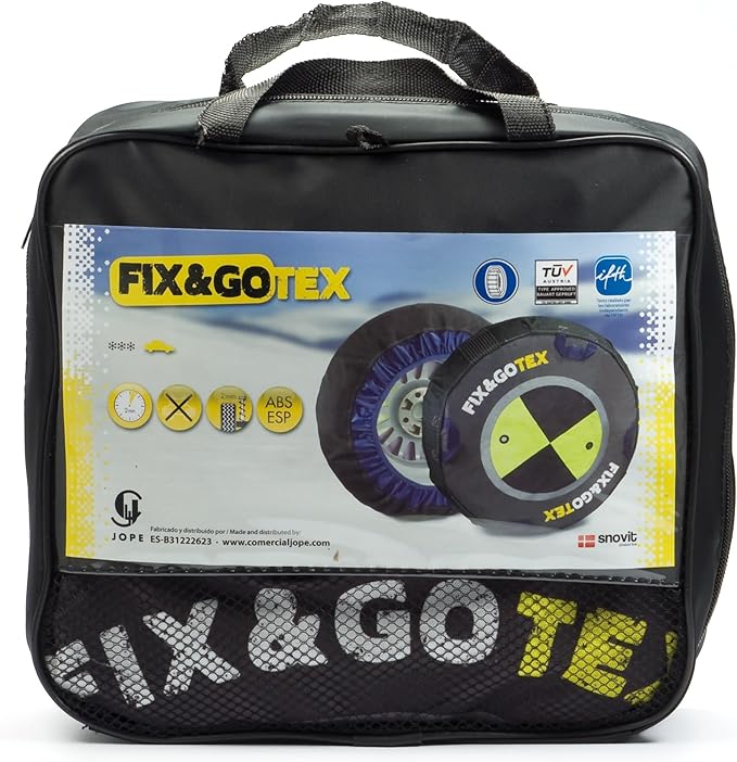 FIX&GOTEX – 8ZFI - Snow Chains, Textile car Snow Chain, Size: F.