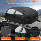 Car Rooftop Cargo Carrier Bag Waterproof Duty- Car Roof Top Carrier ， Roof Top Carrying Bags 20.5 Cubic Feet