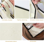 Interesse 9 Pack Dust Bags for Handbags, Clear Handbag Storage, Purse Storage Organizer for Closet, Purse Cover Hanging Close