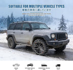 Snow Chains For Car Tires，Zip Tie Tire Chains，Easy To Install Without Tools, Suitable For Suvs, Pickup Trucks, And Light Vehi