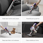 Dyson Car+Boat Handheld Vacuum, Cordless and Lightweight, Cleans Hard Surfaces and Upholstery, 115AW, 2 Power Modes, Up to 50