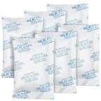 Moisture Absorbers - 100 Gram 12 Packs Silica Gel Packets, Desiccant Packs for Storage, Food Safe Desiccant for Foods, 3D