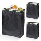 Car Trash Can, Car Trash Bag Hanging, 3.5 Gallons Ultra Large Capacity Organizer and Storage with Adjustable Straps, Leakproof Lining (Pack of 3)