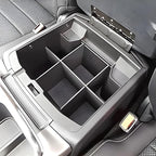 Vehicle OCD - Lower Center Console Organizer for Dodge RAM 1500 (2009-18), RAM 2500/3500 (2010-18), RAM 1500 Classic (2019-24) - Made in USA - not for console with CD player - SLX127