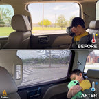 EcoNour Car Rear Window Sun Shades Compatible for Toyota Rav4 | 2Pack-Sun Shade with 100% UV & Mosquito Protection | Breathable Mesh Rear WindowCovers for Privacy & Blackout- Car Window Accessories