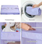 GRANNY SAYS 3 Shelf Hanging Closet Organizers and Storage, Collapsible Closet Storage Organizer with 2 Metal Hooks, Leak-Proo