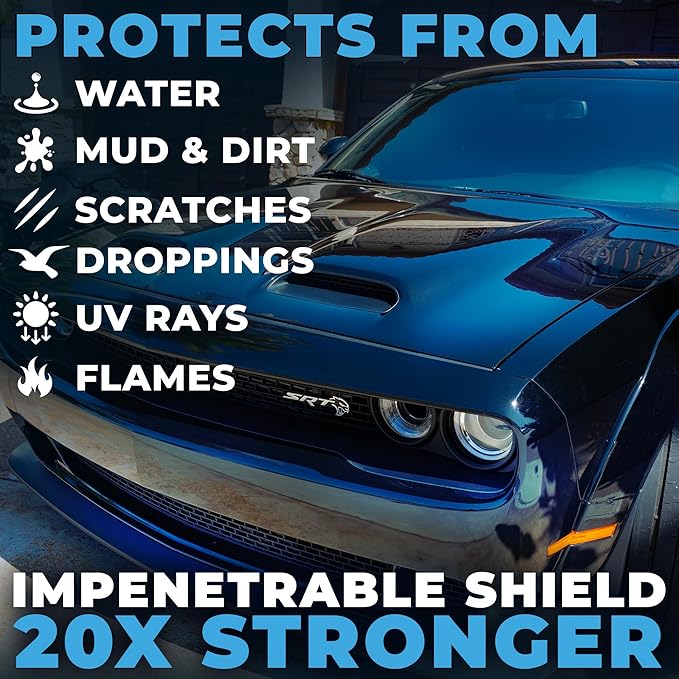 Flowgenix™ Waterless Car Wash Spray - Grand Finale - Motorcycle Cleaner & Car Wax Spray Polish (8 oz) - Ceramic Coating - Inc