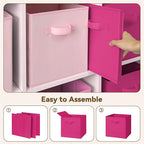 GRANNY SAYS 11 Inch Cube Storage Bins, Cube Storage Organizer, Fabric Collapsible Storage Bins with Handle, Storage Cubes for