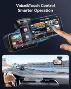 REDTIGER ViewClear 70 4K+2.5K Dash Cam Front and Rear, 8MP STARVIS 2 IMX678 x Noctura™ Sensor, Dual HDR Hyper Night Clarity, 
