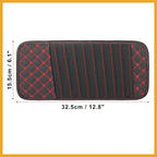 2pcs Car CD Visor Storage Cases Vehicle Sun Visor Organizer with 10 DVD Storage Sleeves Black with Red Line Durable Material Replacement