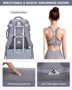 LOVEVOOK Large Travel Backpack for Women, TSA Carry on Backpack for Airplanes, 40L Personal Item Travel Bag for Women fits 17