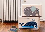 3 Sprouts Large Toy Chest for Kids with Lid and Handles - Collapsible Toy Storage Bin/Trunk/Box/Basket Organizer for Boys & G