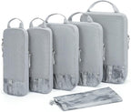 BAGSMART 6 Set /4 Set/2 Set Compression Packing Cubes for Travel, Lightweight Luggage Organizer Bags, Durable Space Saver Bag