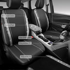 CAR PASS Rhinestone Bling Diamond Car Seat Covers Leather Shining Car Floor Mats Carpet Waterproof Anti-Slip Nibs Car Accesso